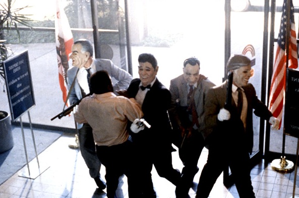 Bank robbers, as depicted in the 1991 film Point Break. (PHOTO: 20th Century Fox/Screengrab)