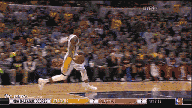 paul george dunk contest gif