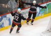 Hockey teammates Dustin Brown (Ithaca) and Patrick Kane (Buffalo). (USA TODAY Sports Images)