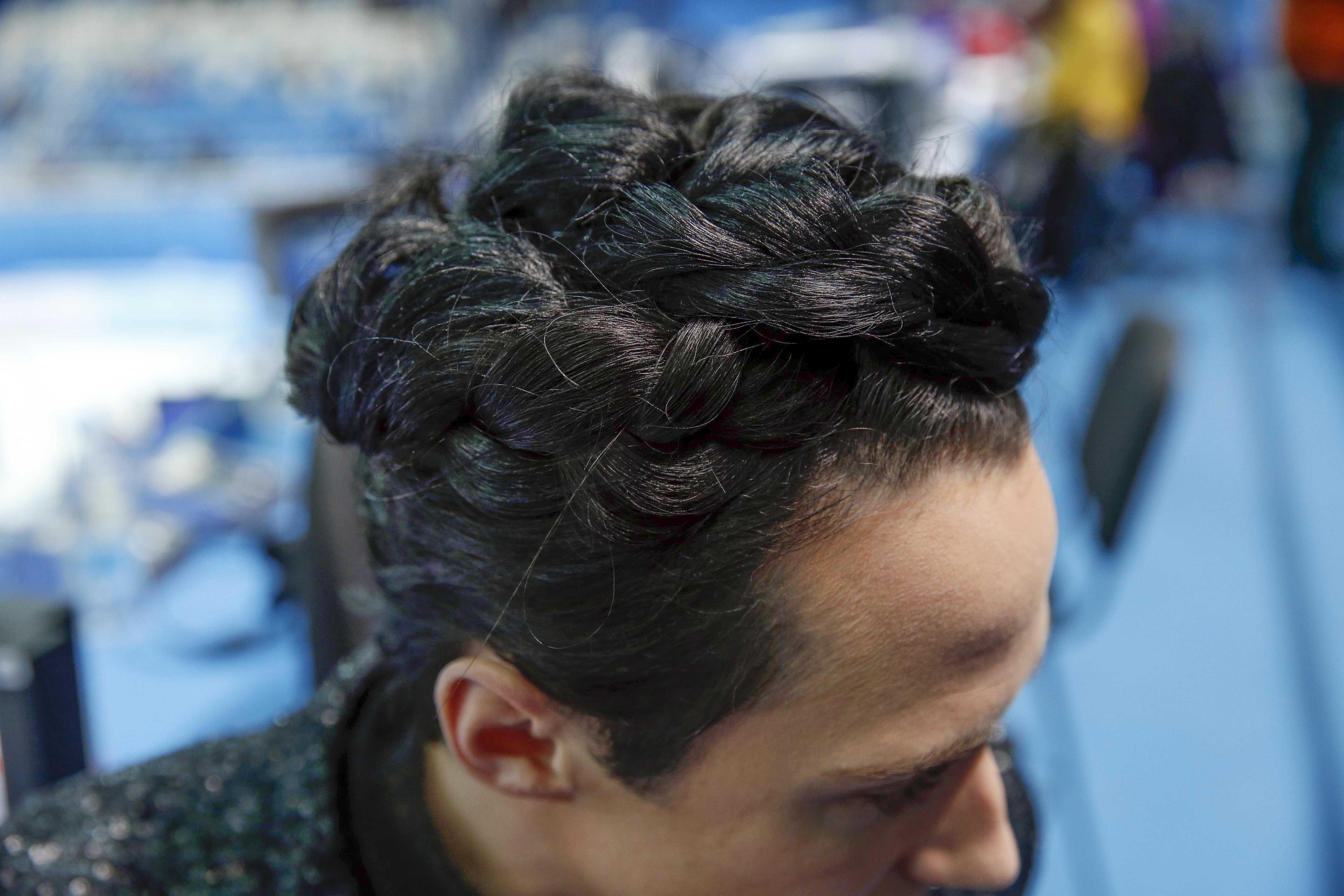 The huge braid in Johnny Weir's hair is actually a message to Ukraine | For  The Win