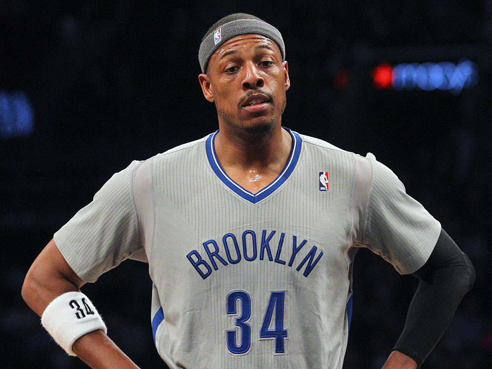 Paul Pierce is the only player that actually likes the sleeved jerseys