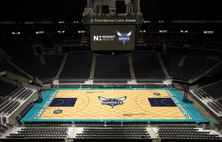 The Charlotte Hornets' new honeycomb court is perfection