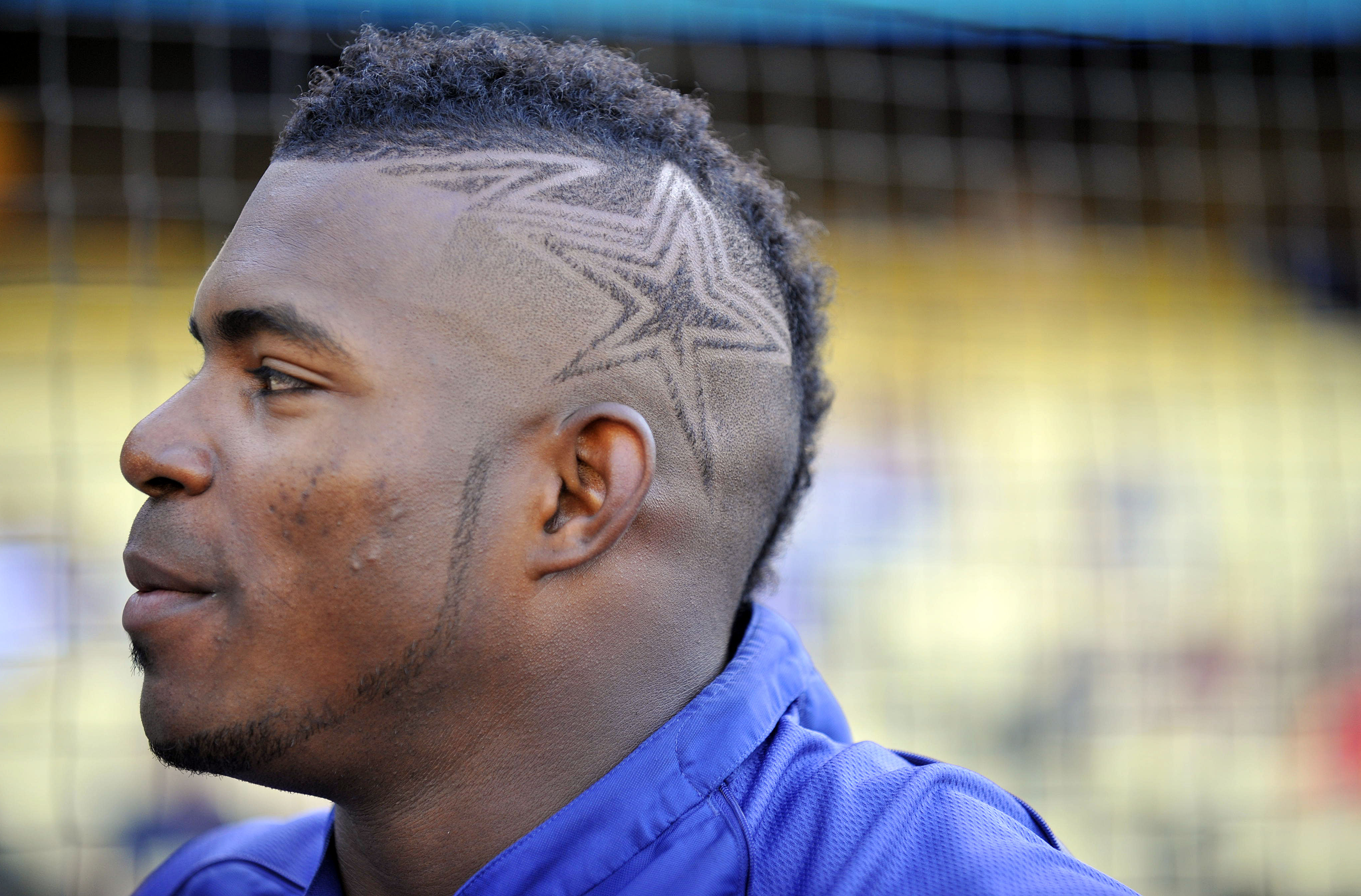 Yasiel Puig has a special haircut for the All-Star game