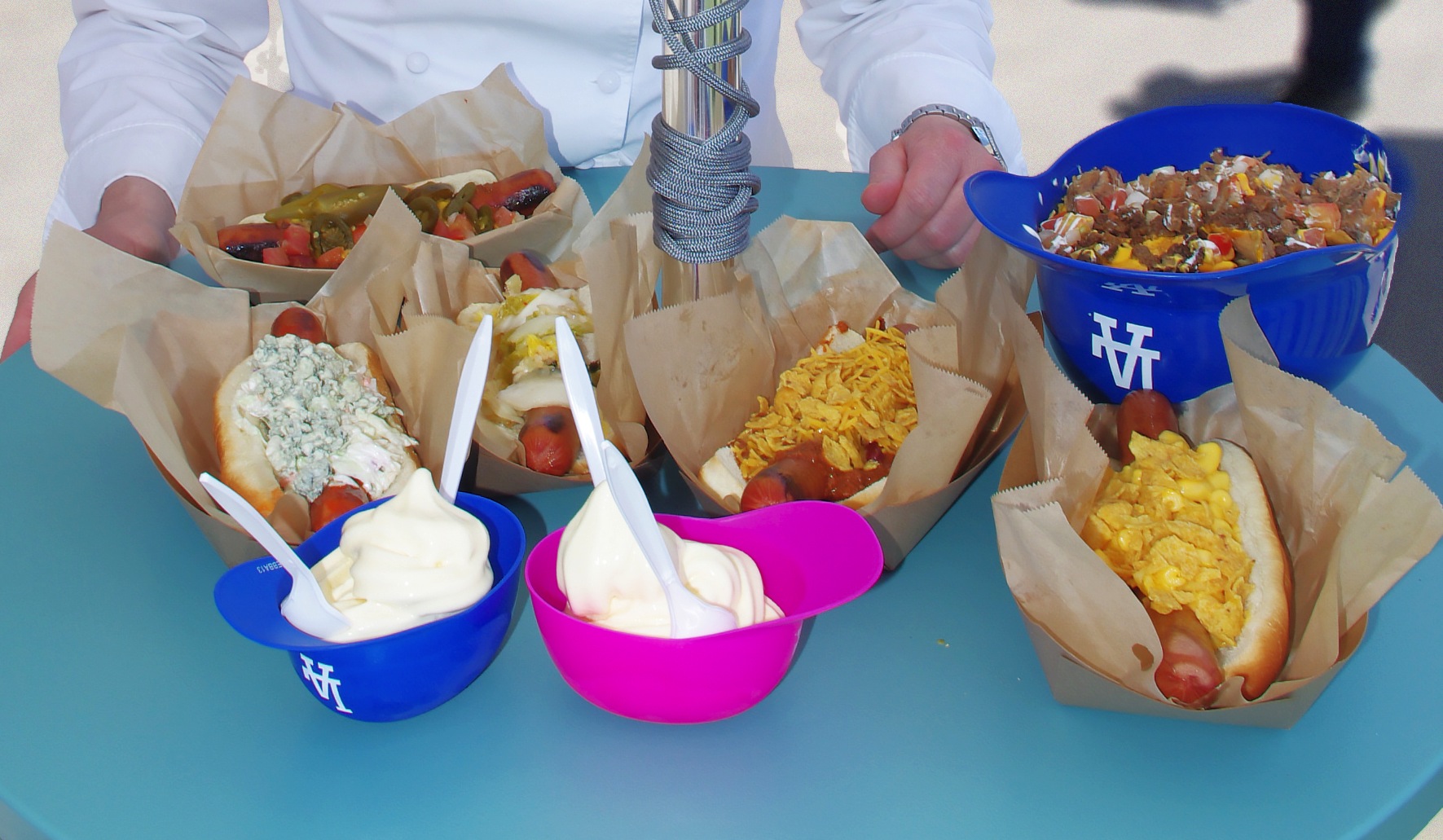 A look at some of the notable Dodger concession items. (Joe Mock)