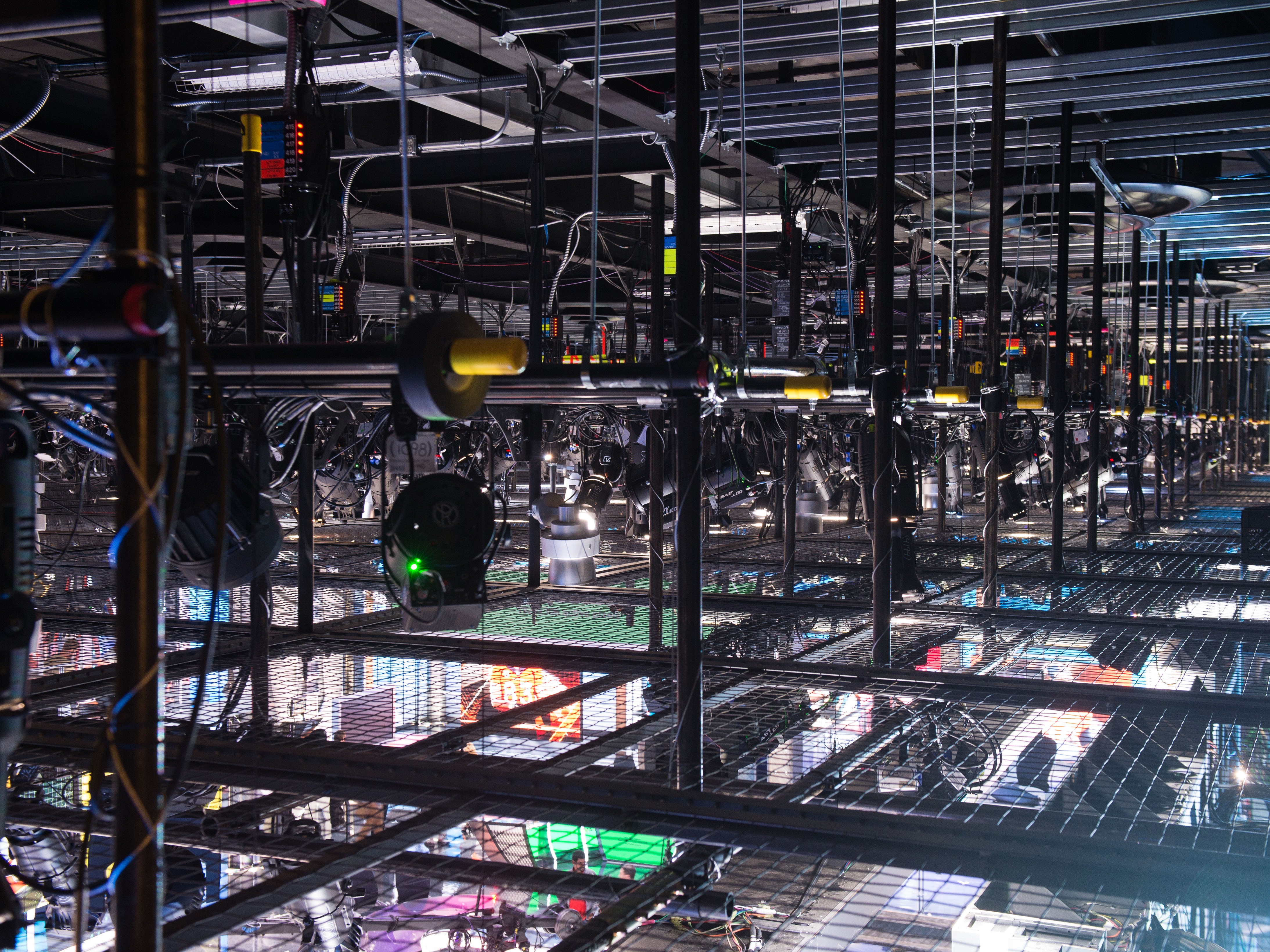 About 90 percent of the nearly 1000 lights used in the new studio are high-end LED models. (Joe Faraoni / ESPN Images)