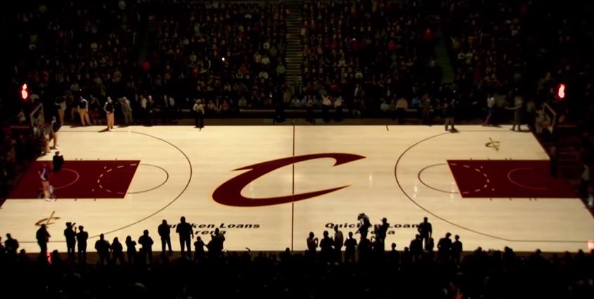 A Brand New Court Design to Greet Cavaliers for Sunday's Wine & Gold  Scrimmage