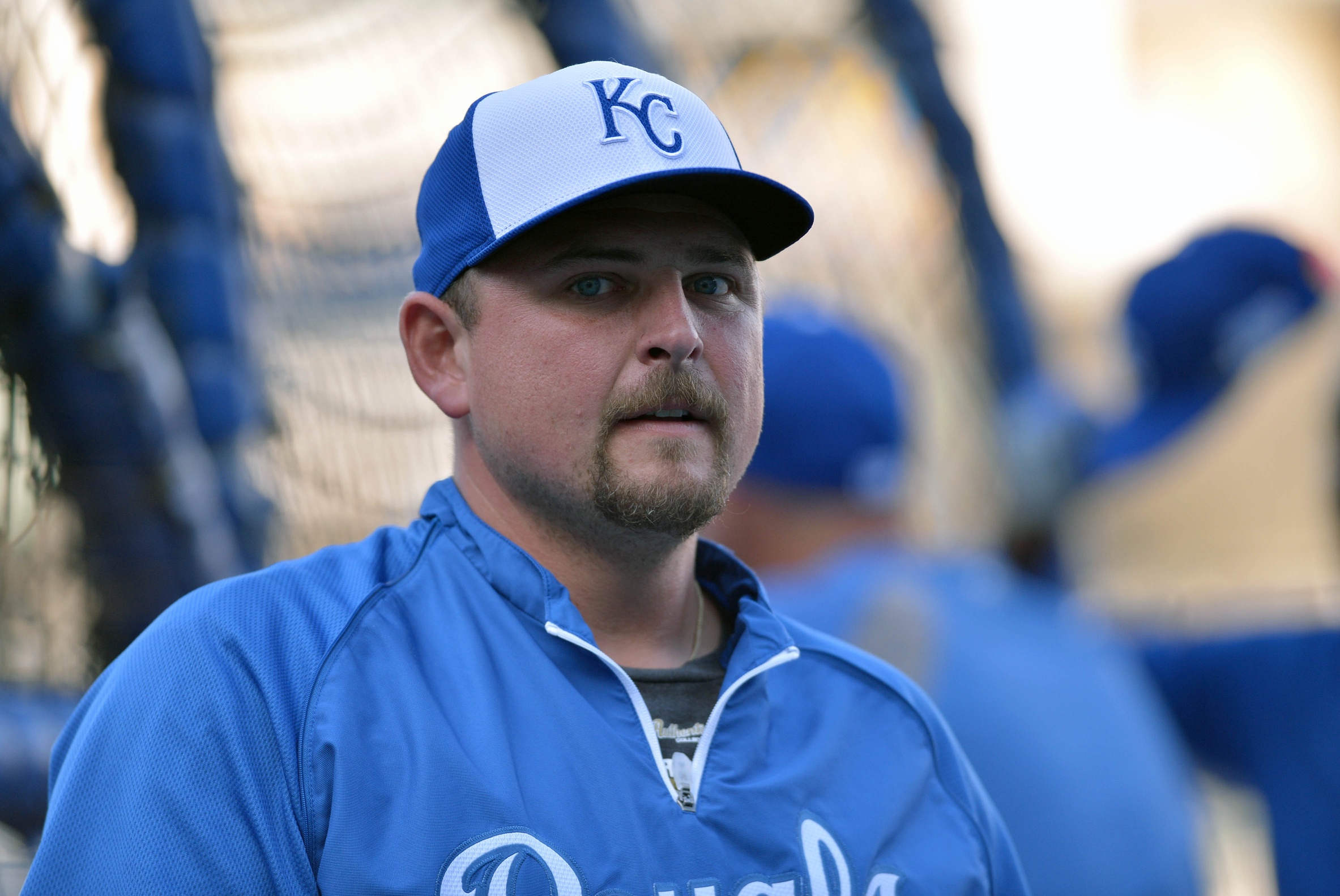 Slow-footed Royals DH Billy Butler stole a base in a postseason game