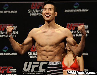ufc on fuel tv 8 results hyun gyu lim levels marcelo guimaraes with