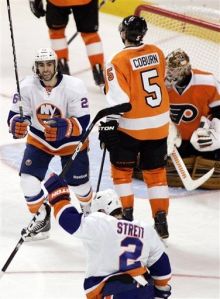 The Flyers lose to the Islanders