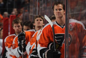 Pronger is out for the rest of the season