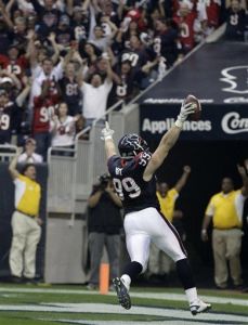 The Texans get their first playoff win in franchise history