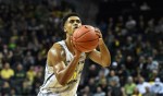 EUGENE, OR - NOVEMBER 11: Tyler Dorsey #5 of the Oregon Ducks shoots free throws in the first half of the game against the Army Black Knights at Matthew Knight Arena on November 11, 2016 in Eugene, Oregon. (Photo by Steve Dykes/Getty Images)