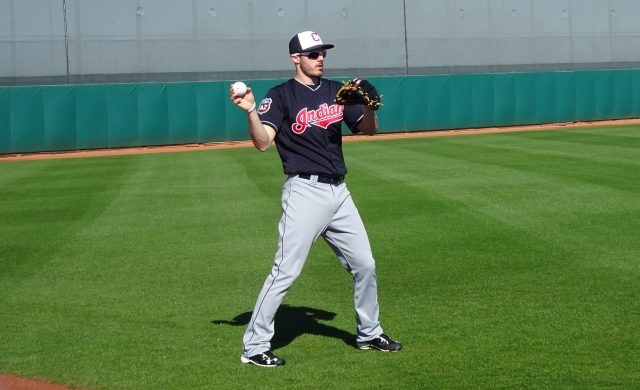 Stamets warms up prior to practice in 2016 Minor League Spring Training in Goodyear, AZ . - Joseph Coblitz, BurningRiverBaseball