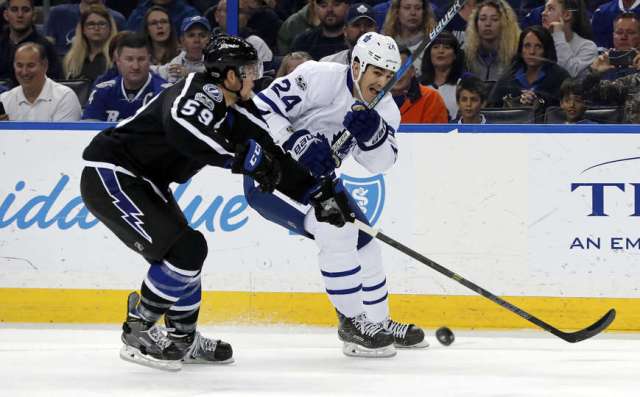 Game Recap: Maple Leafs Whip Bolts 5-0