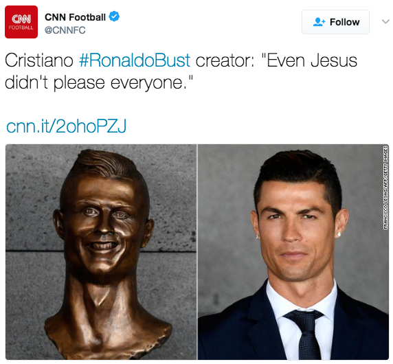 What Happens If We Switch Nick Saban's Statue With Cristiano Ronaldo's Bust