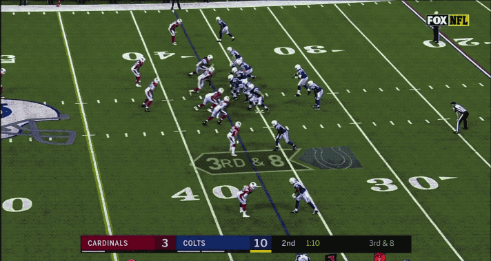 Jack Doyle 4th Reception (3rd and 8 for first down).gif