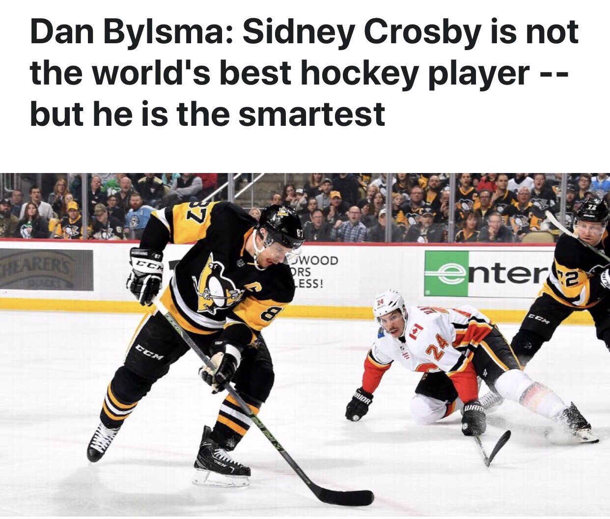 Sidney Crosby Is Freakishly Skilled, Part 492