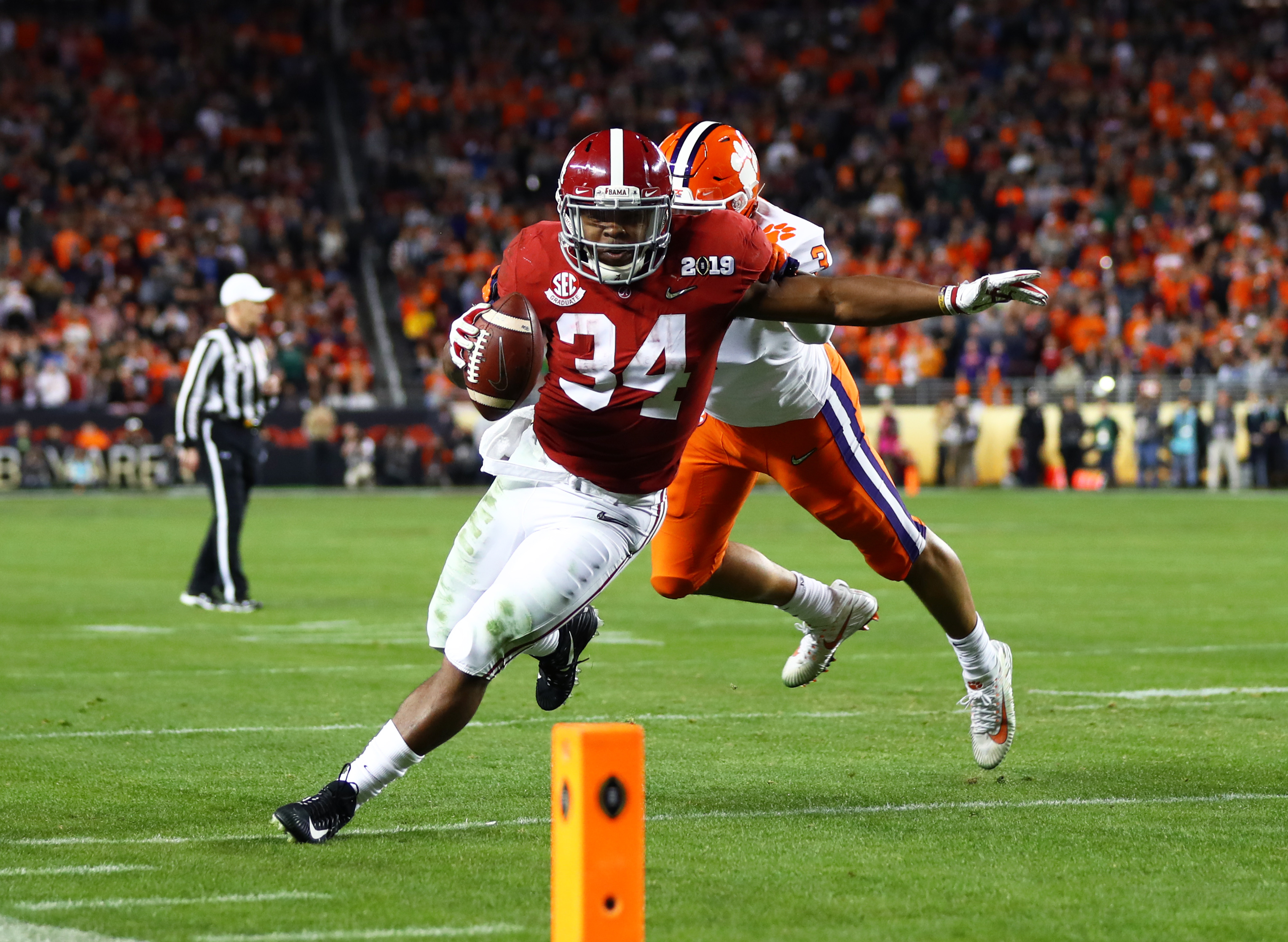 Alabama running back Damien Harris' farewell tour was never about stats -  TideIllustrated