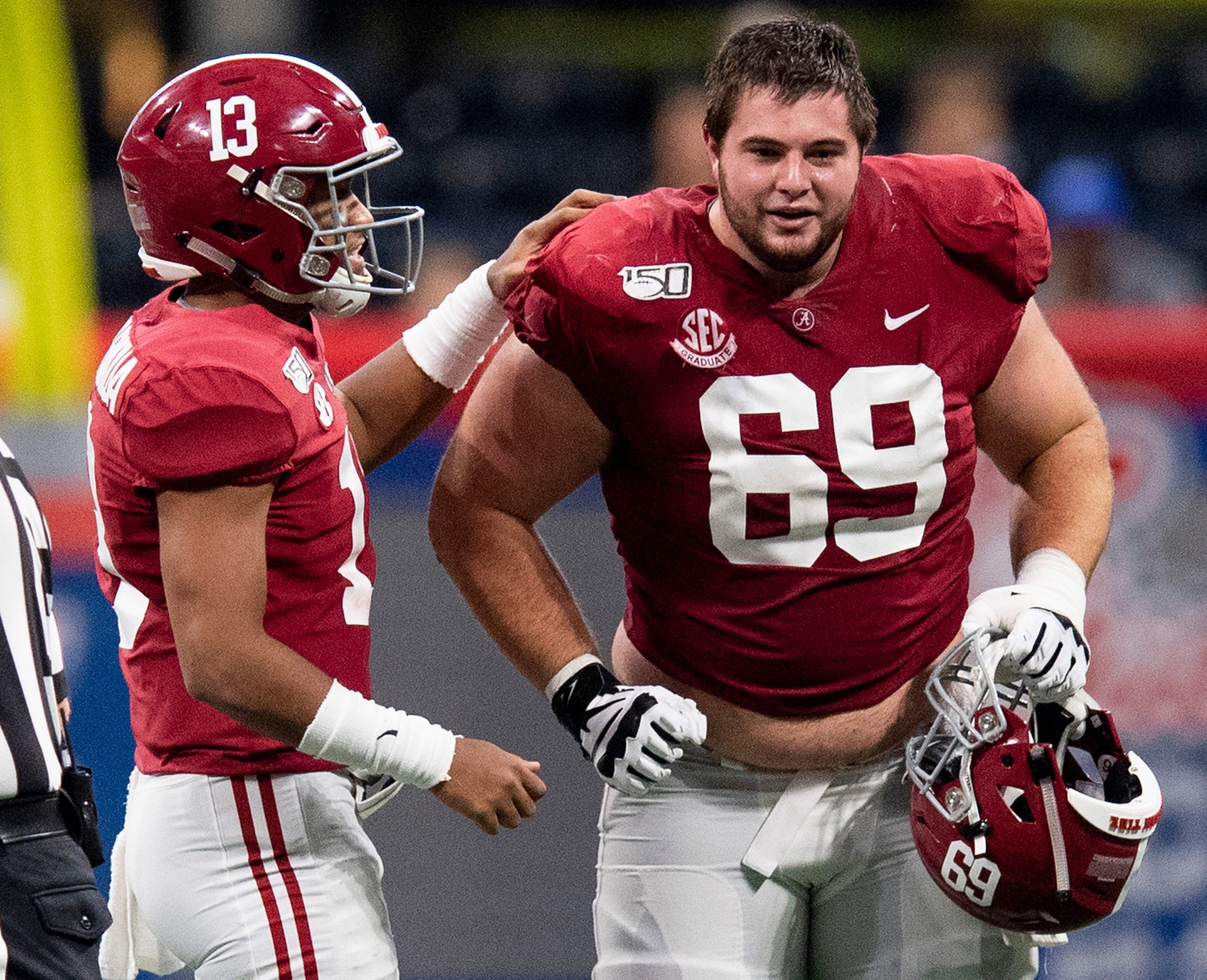 Landon Dickerson to wear powerful number 69. Nice.