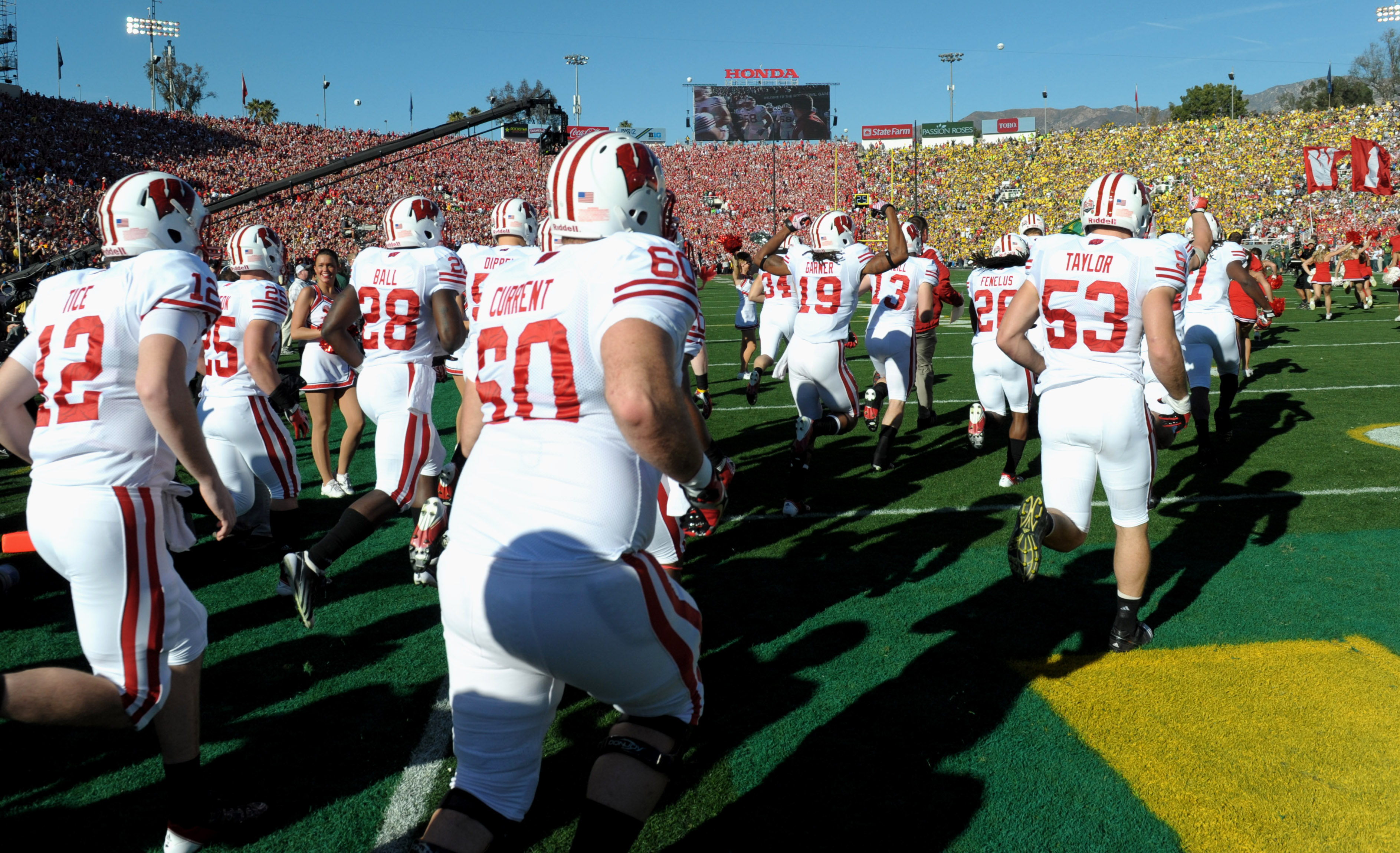 Wisconsin Oregon 2012 Rose Bowl Photo Gallery 8642