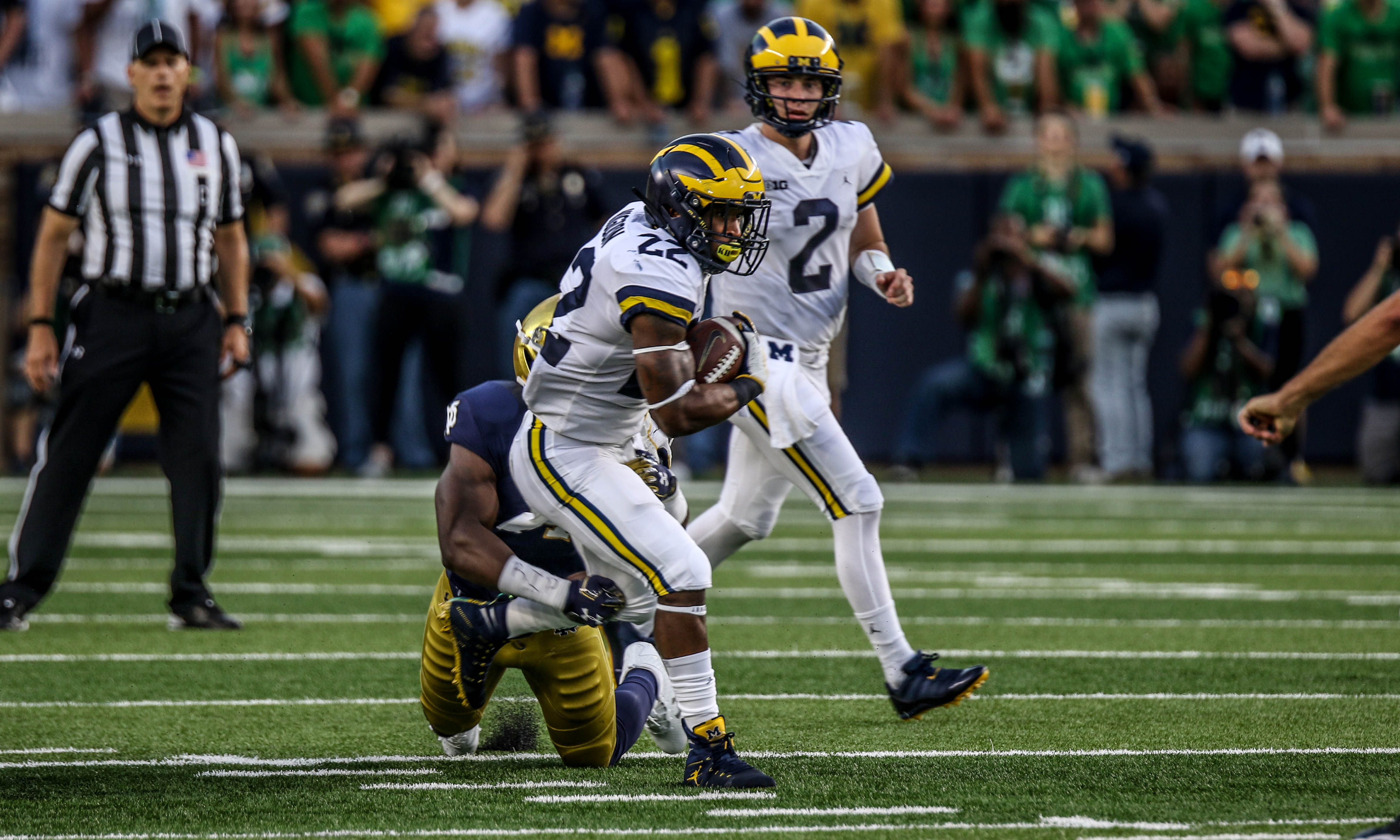 Jim Harbaugh assesses Michigan’s offensive play after Notre Dame loss