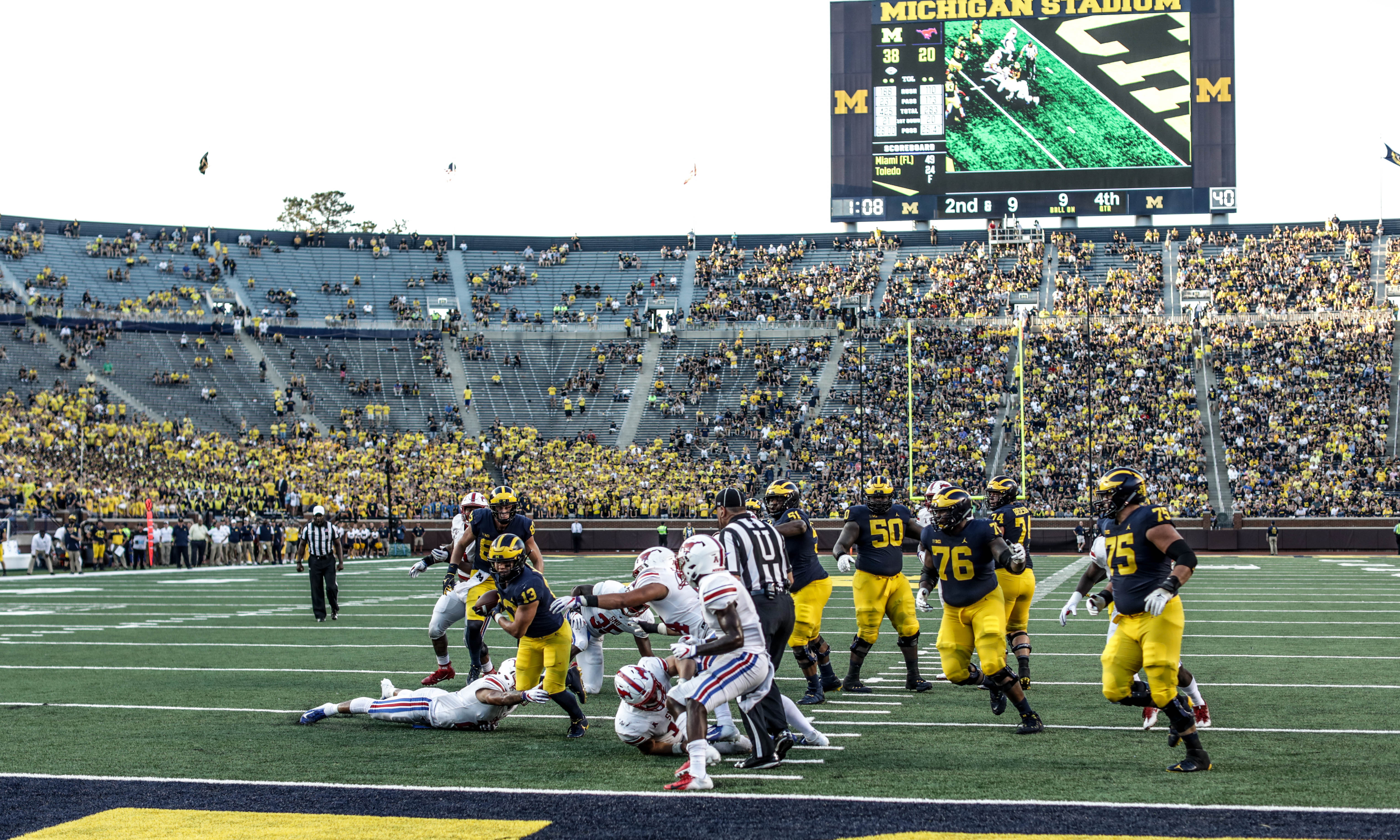 Grades: Michigan (eventually) Rolls SMU, 45-20