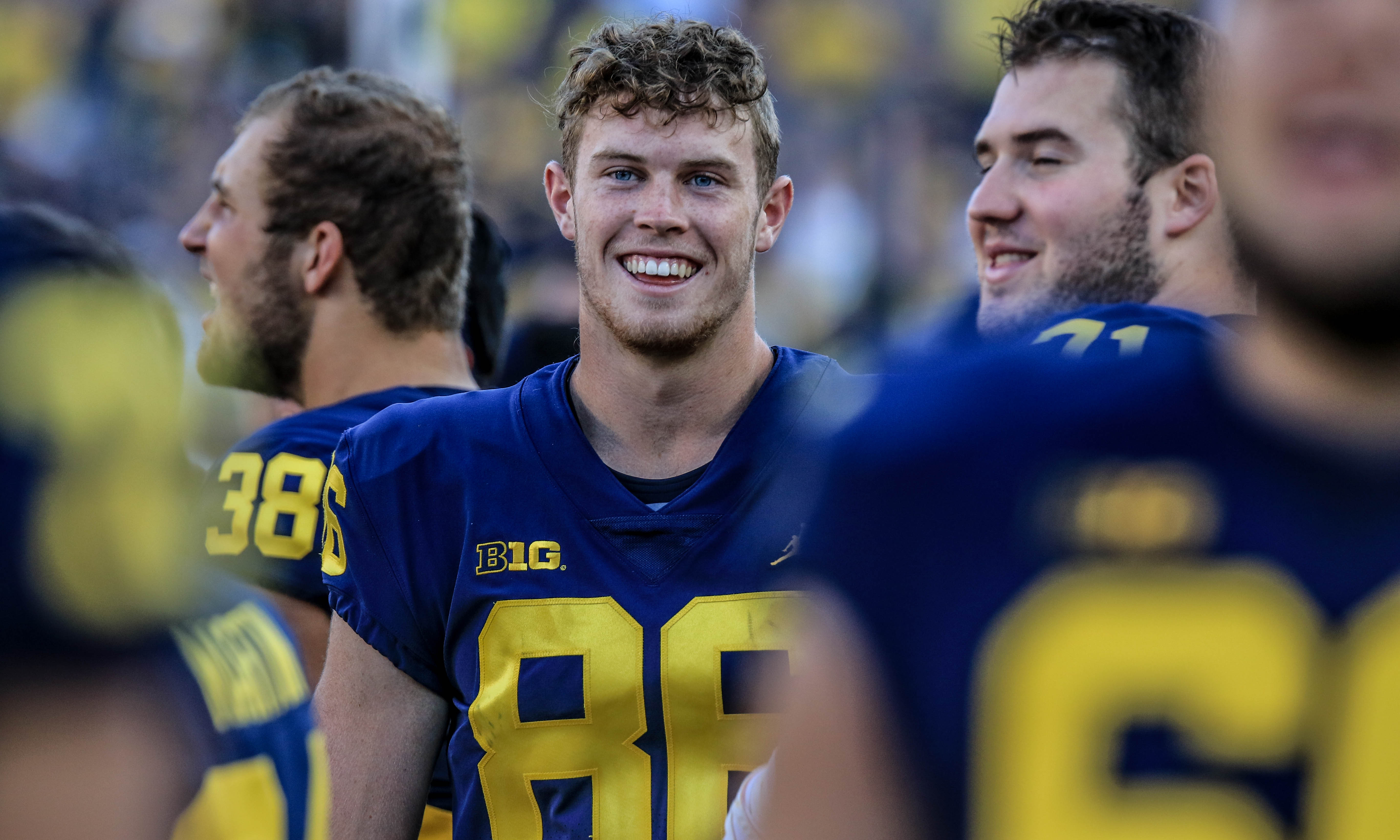 Zach Gentry Speaks Highly Of Two Rising Michigan Football Tight Ends