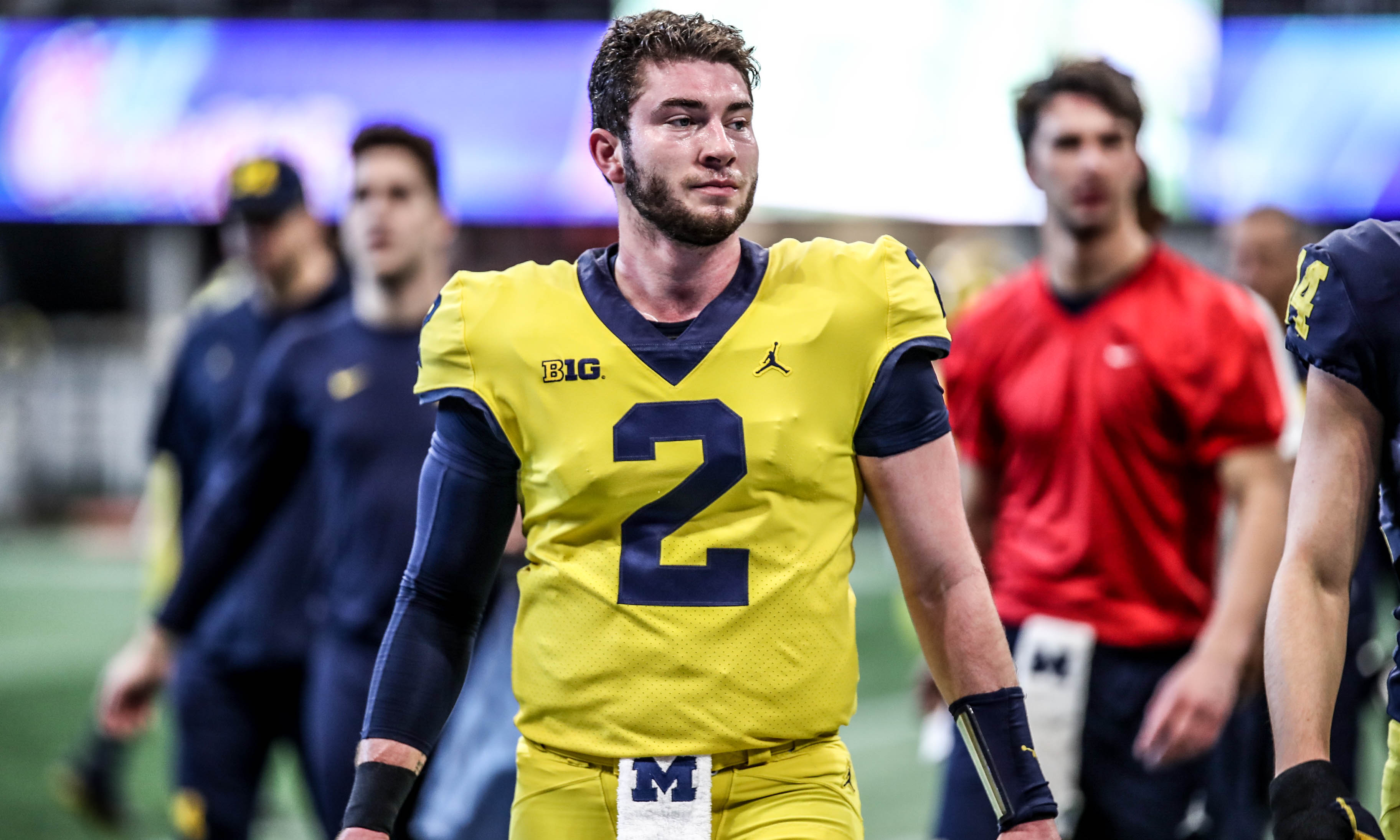 Michigan Football - A stellar afternoon from Shea Patterson and Donovan  Peoples-Jones! PATTERSON: 14-18, 237 yards, 3 touchdowns PEOPLES-JONES: 4  catches, 90 yards, 3 touchdowns #GoBlue