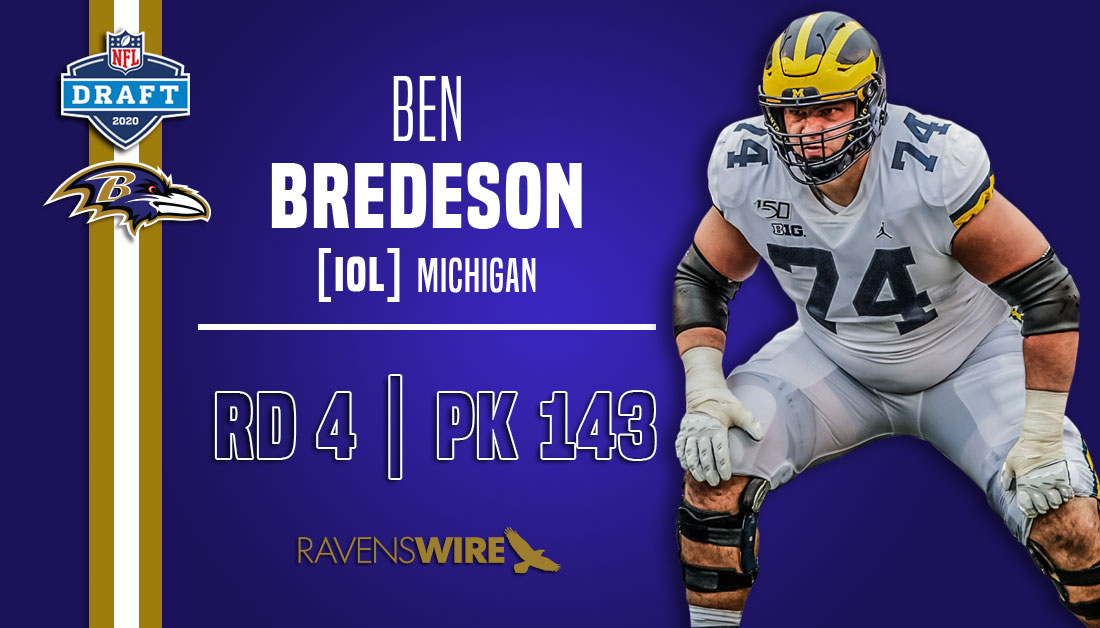 Baltimore Ravens: Ravens Draft Centrail - UM Guard Ben Bredeson