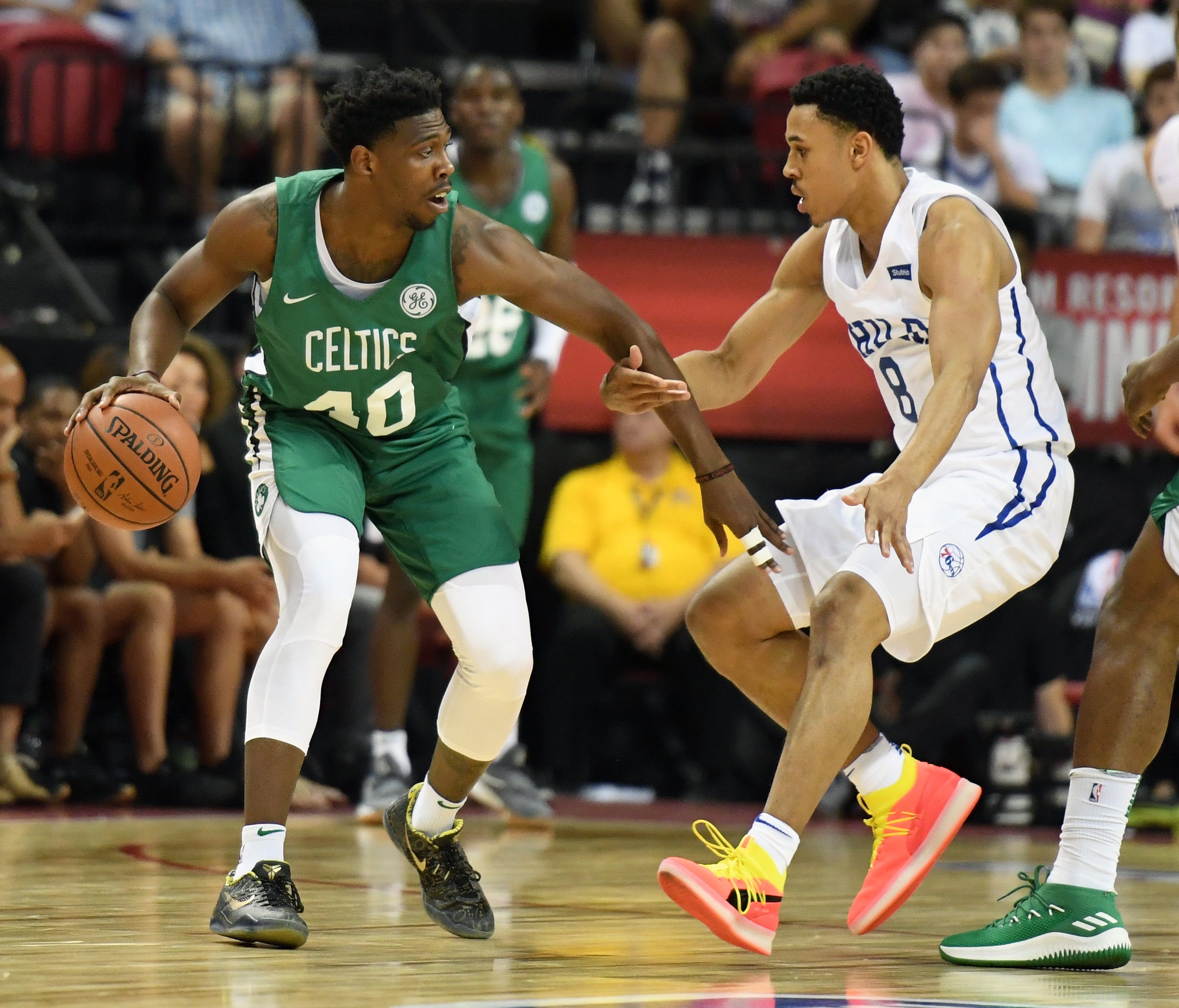 LOOK: Zhaire Smith wears Puma Clyde Court Disrupt's in summer league