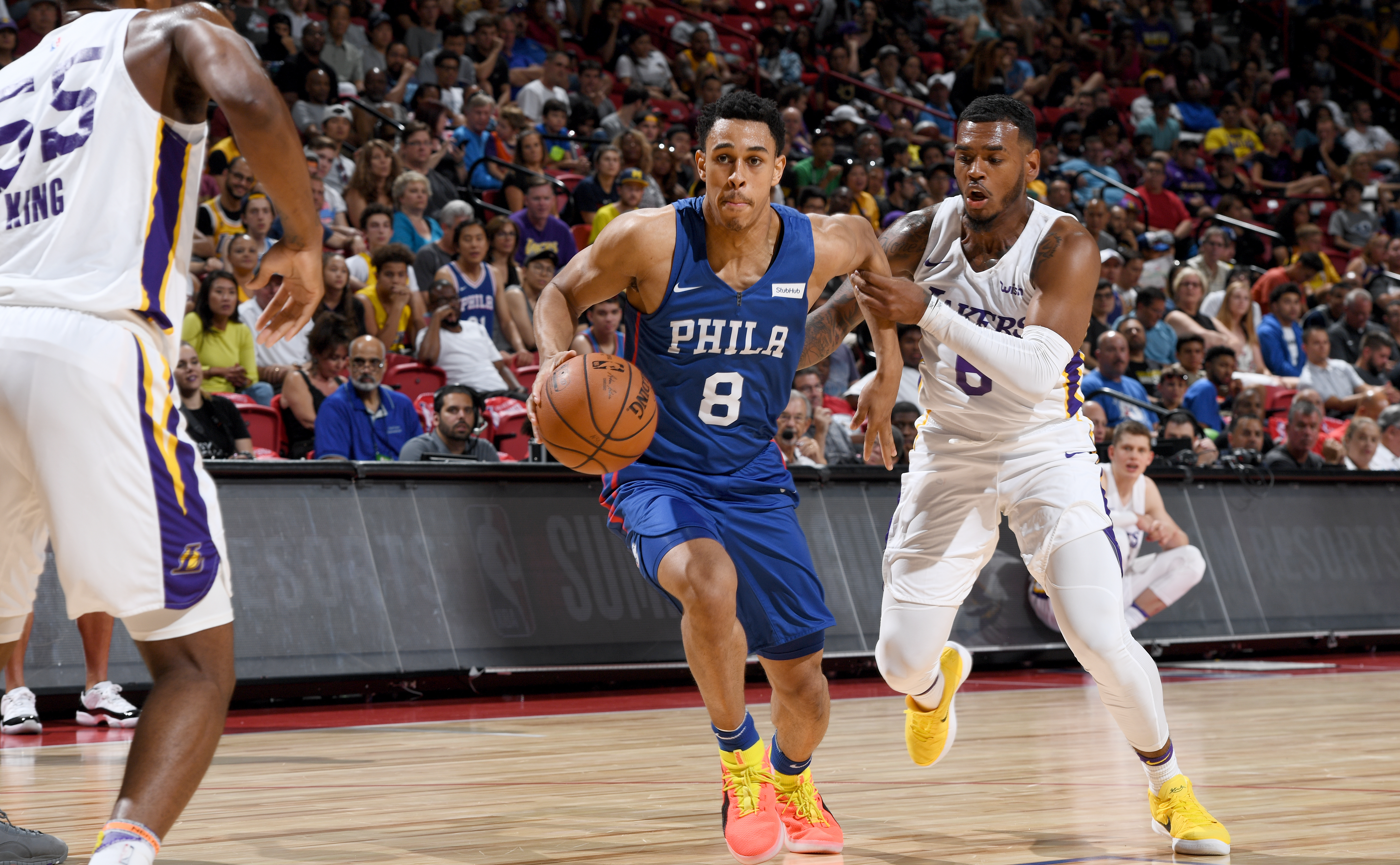 LOOK: Zhaire Smith wears Puma Clyde Court Disrupt's in summer league