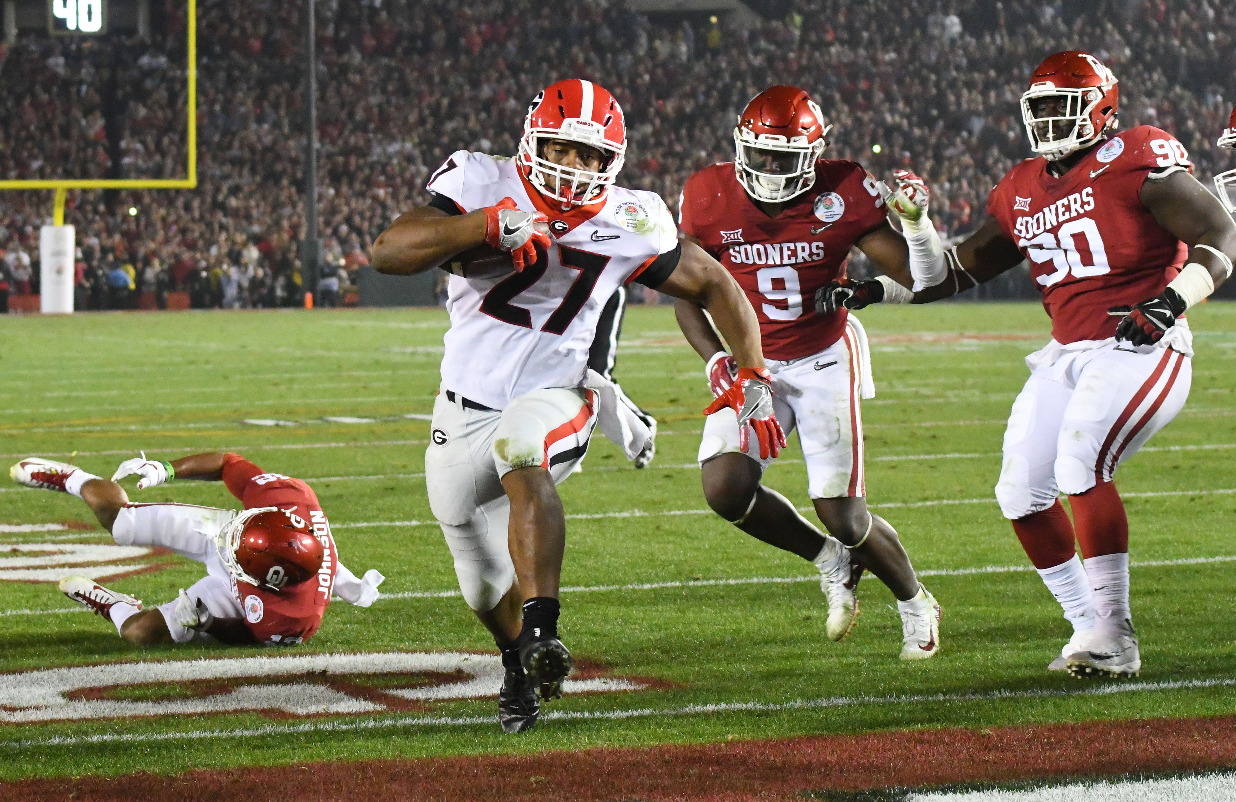 Former Georgia RB Nick Chubb enters NFL concussion protocol