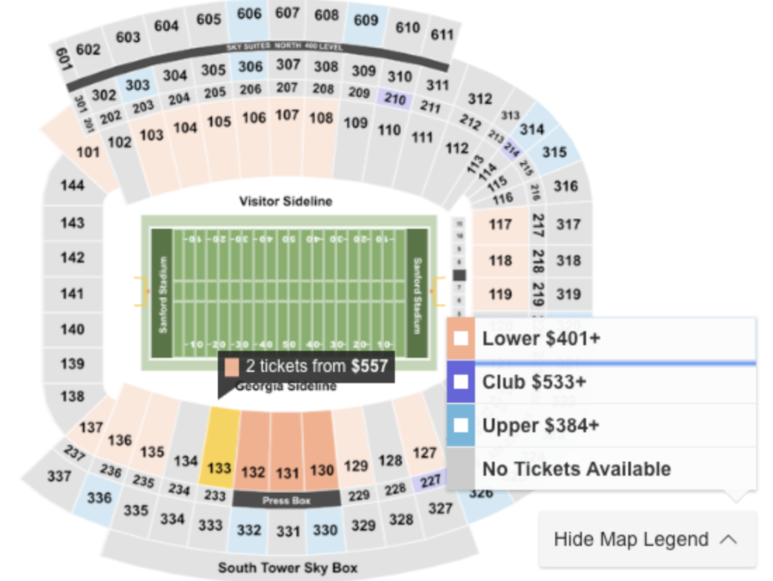 football tickets Updated look at prices for Notre Dame game