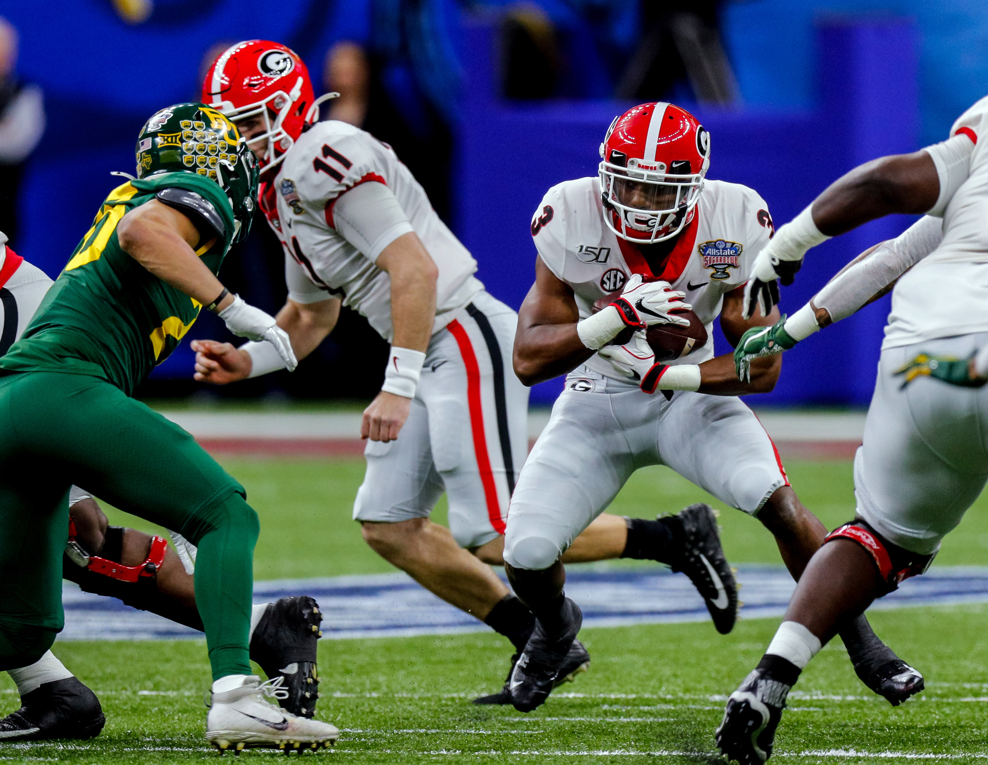 Georgia's Zamir White, James Cook lead backfield in shutout vs Arkansas -  Sports Illustrated