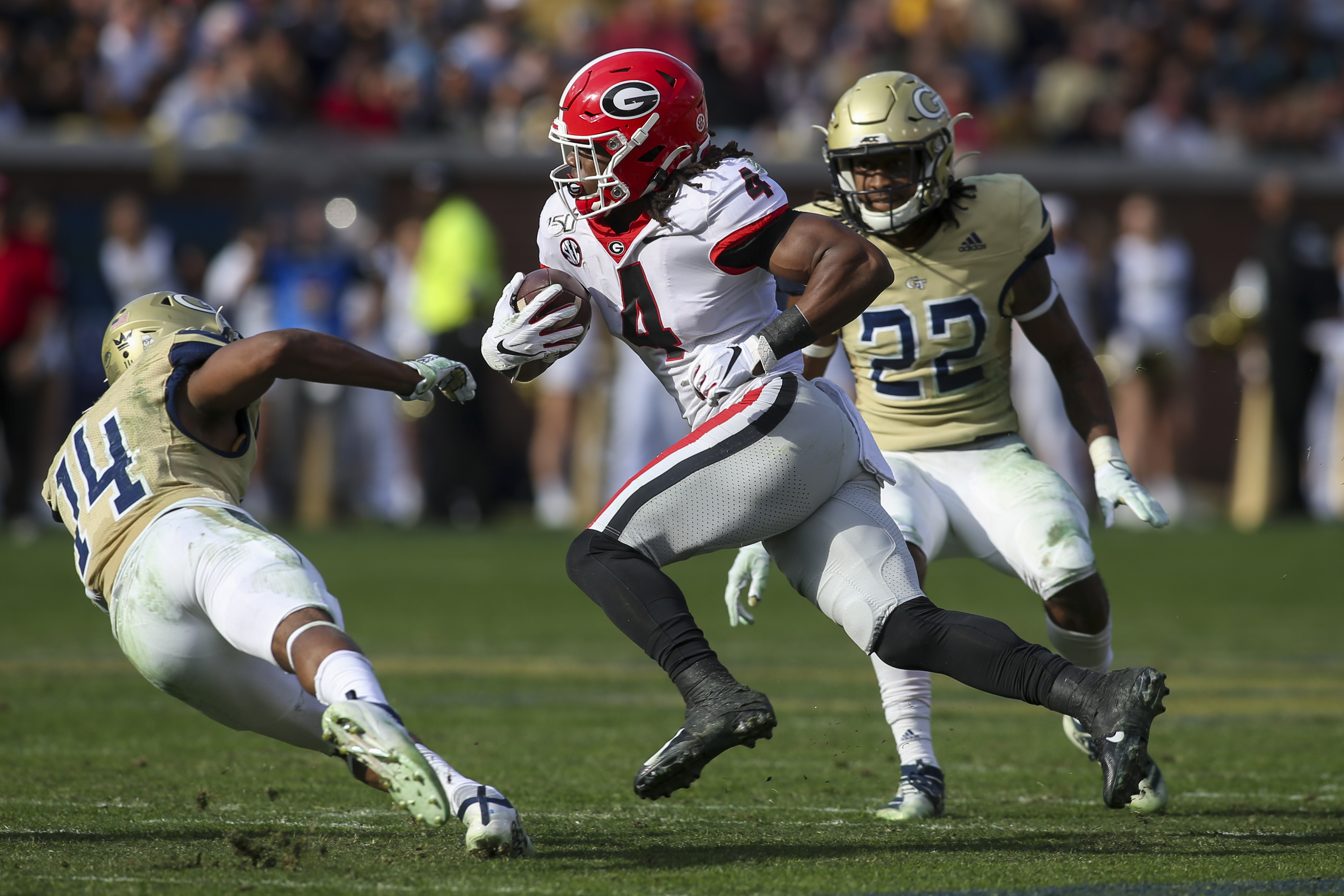 Georgia Bulldogs player card: RB James Cook