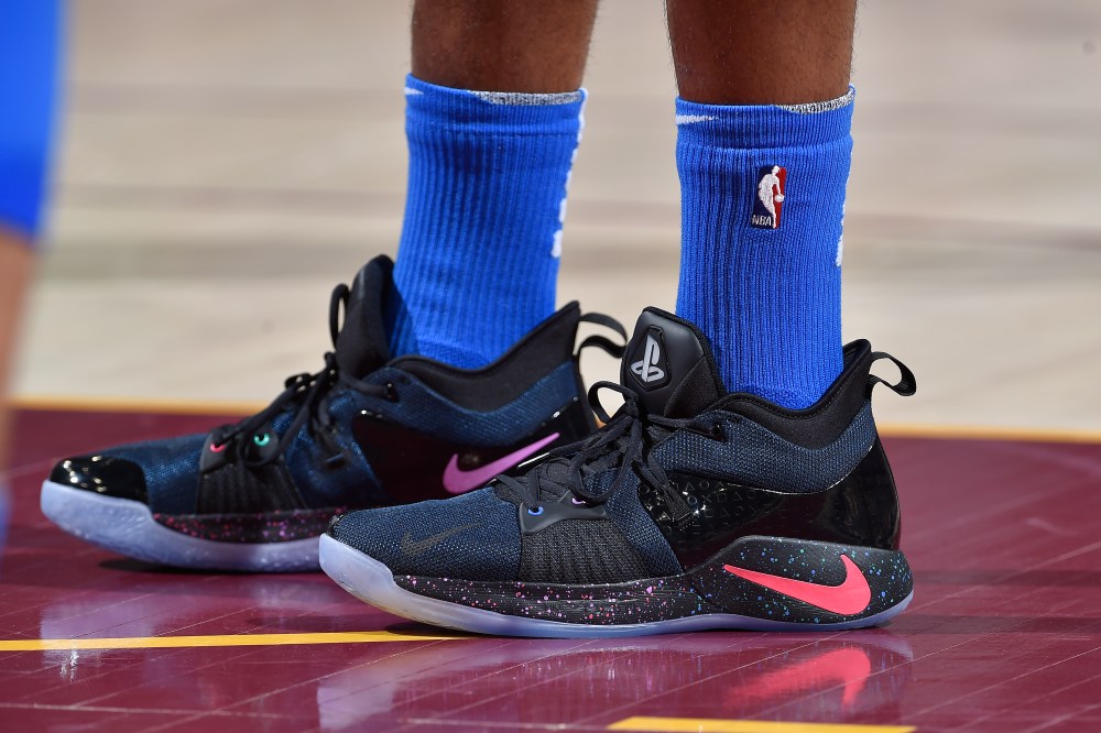 Paul George debuts new PG2 Nike sneakers against Cavaliers on Saturday ...