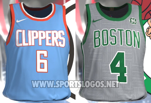 Celtics 4th jersey leaked (gray with parquet floor pattern)