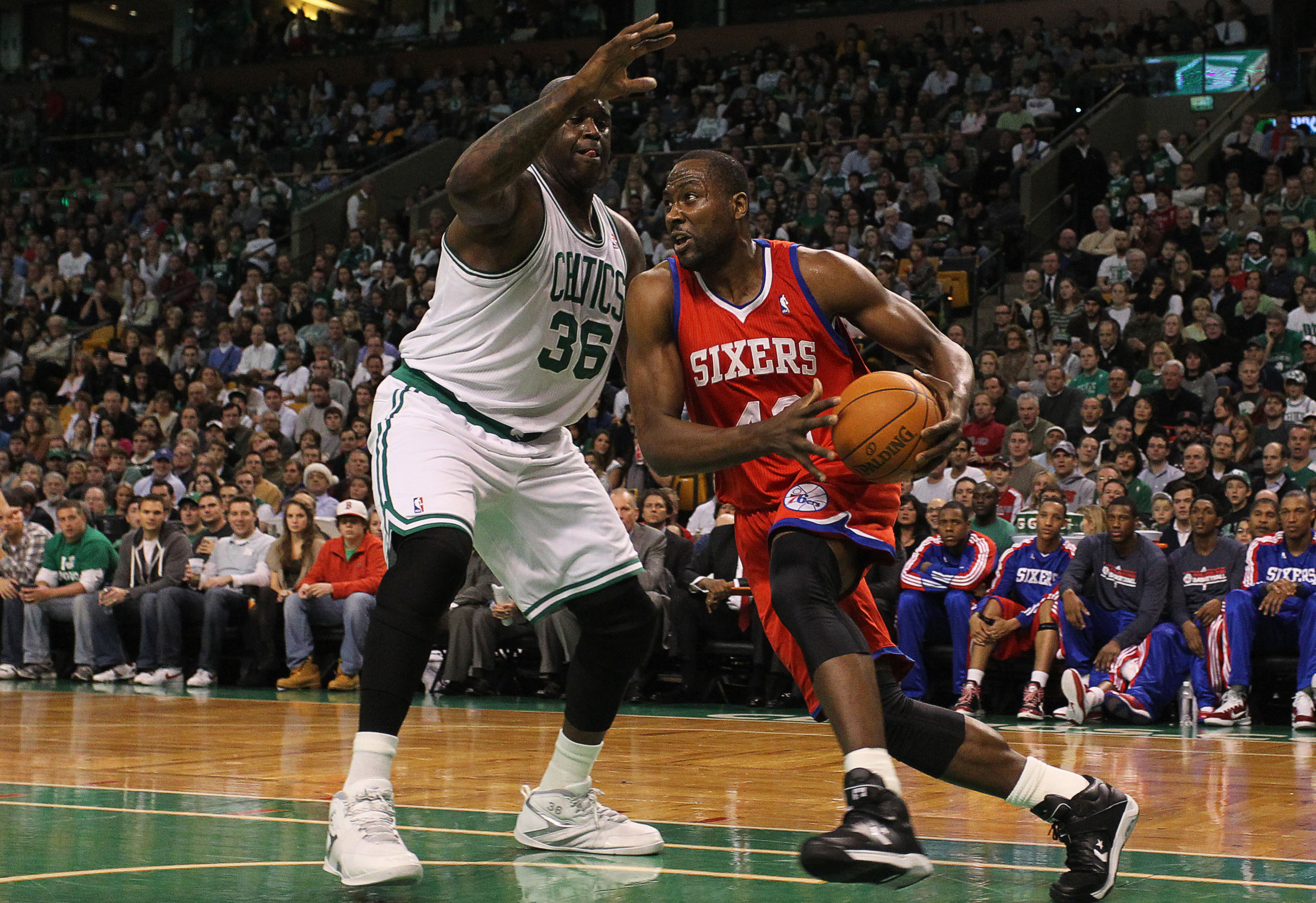 Shaq Finally Served During Heat-Celtics Series at Old FTX Arena -  Blockworks