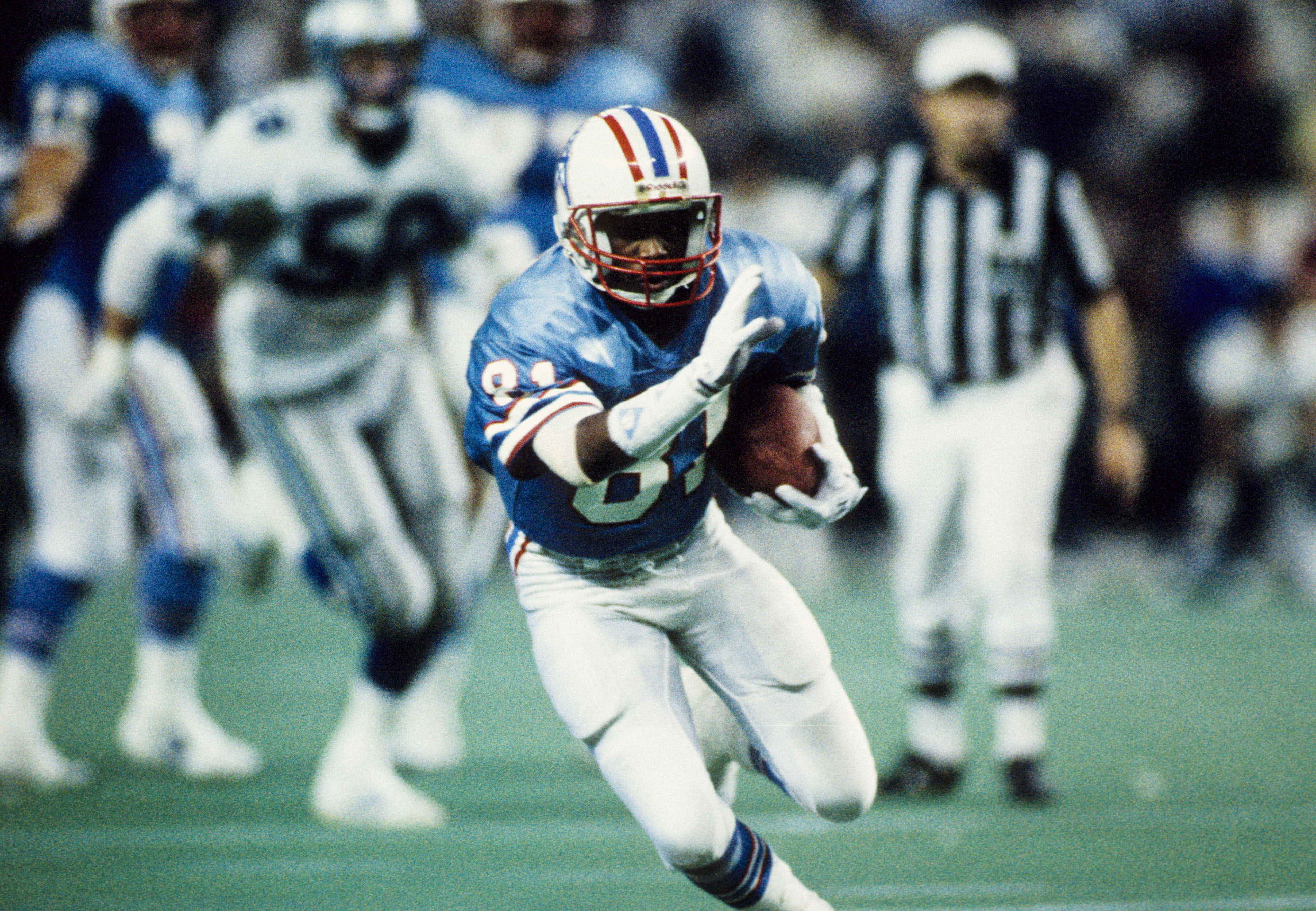 1989 Houston Oilers Football Player Ernest Givens Press Photo