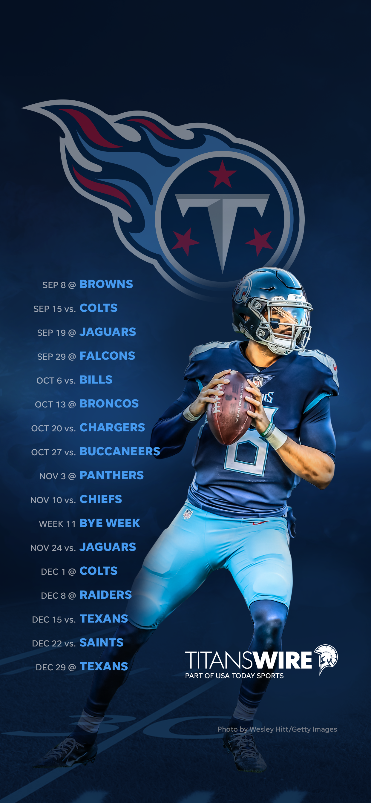 the tennessee titans football game