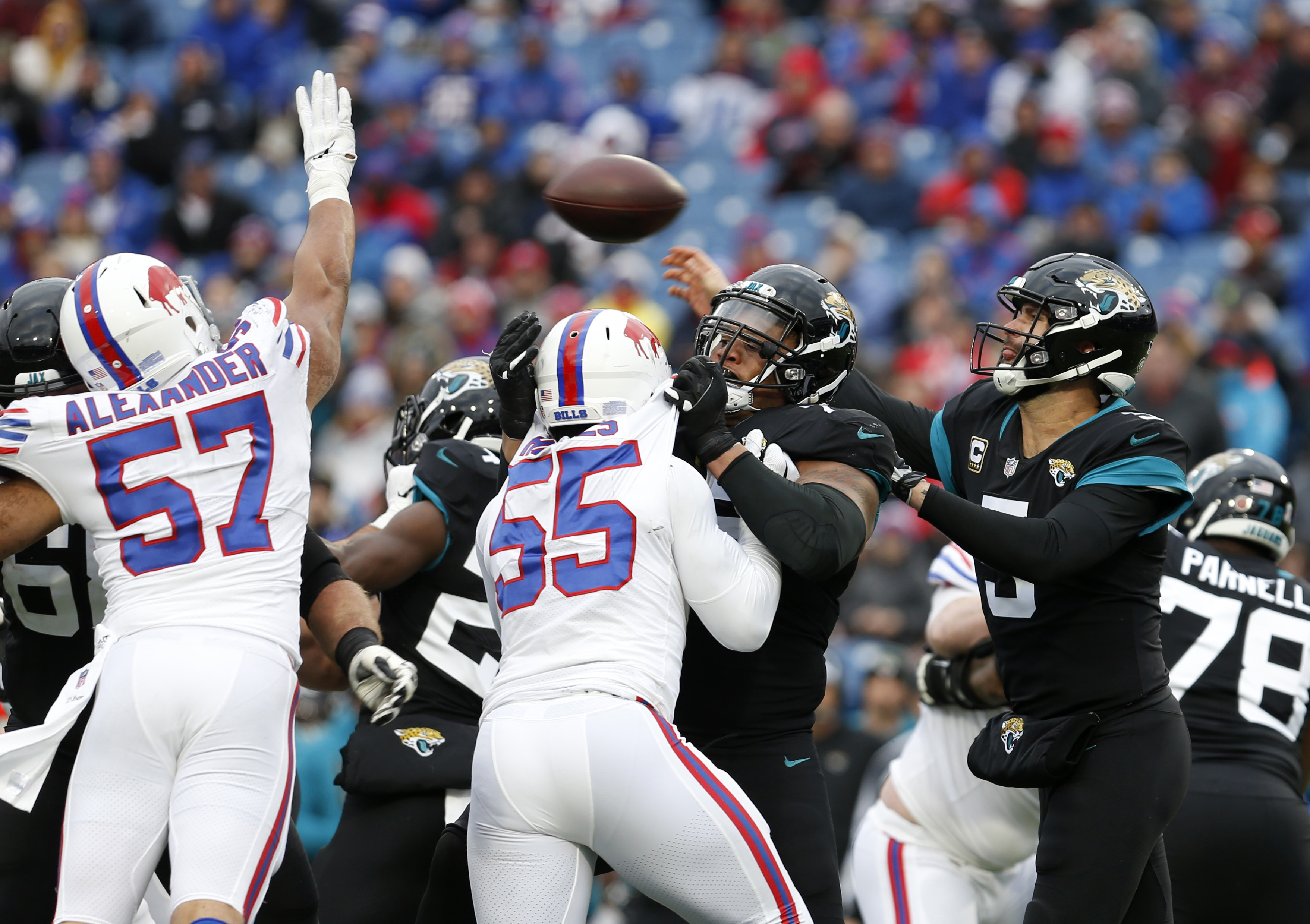 Bills vs. Jaguars score, takeaways: Jaguars' defense thrashes Bills,  overcomes Bortles 