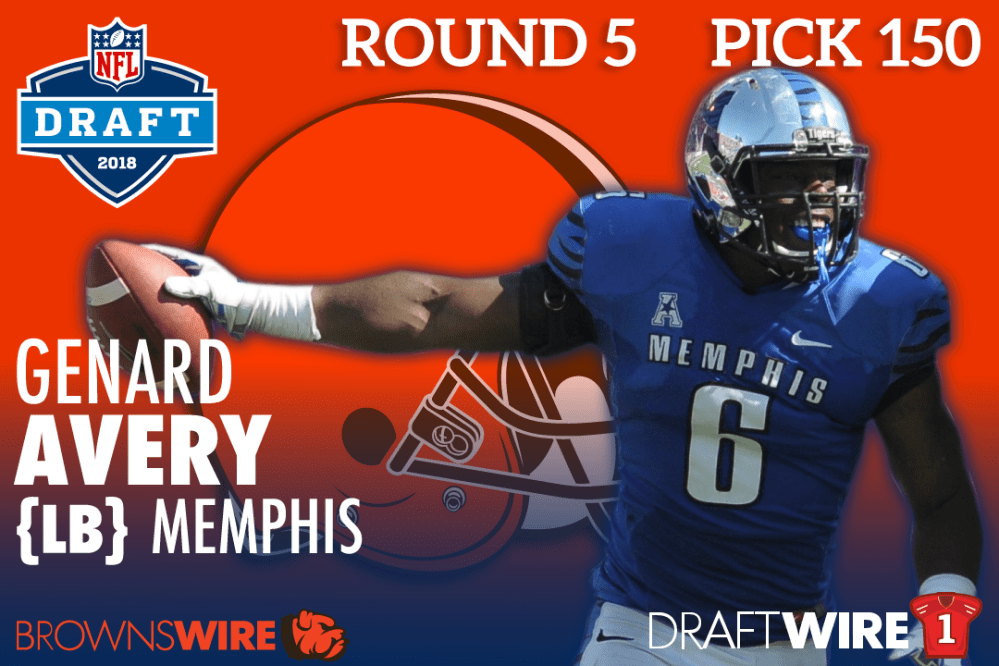 NFL Draft 2018: Browns select Memphis linebacker Genard Avery with pick No.  150 