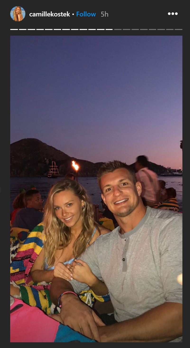 Model Camille Kostek shows Gronk love on Instagram for his birthday