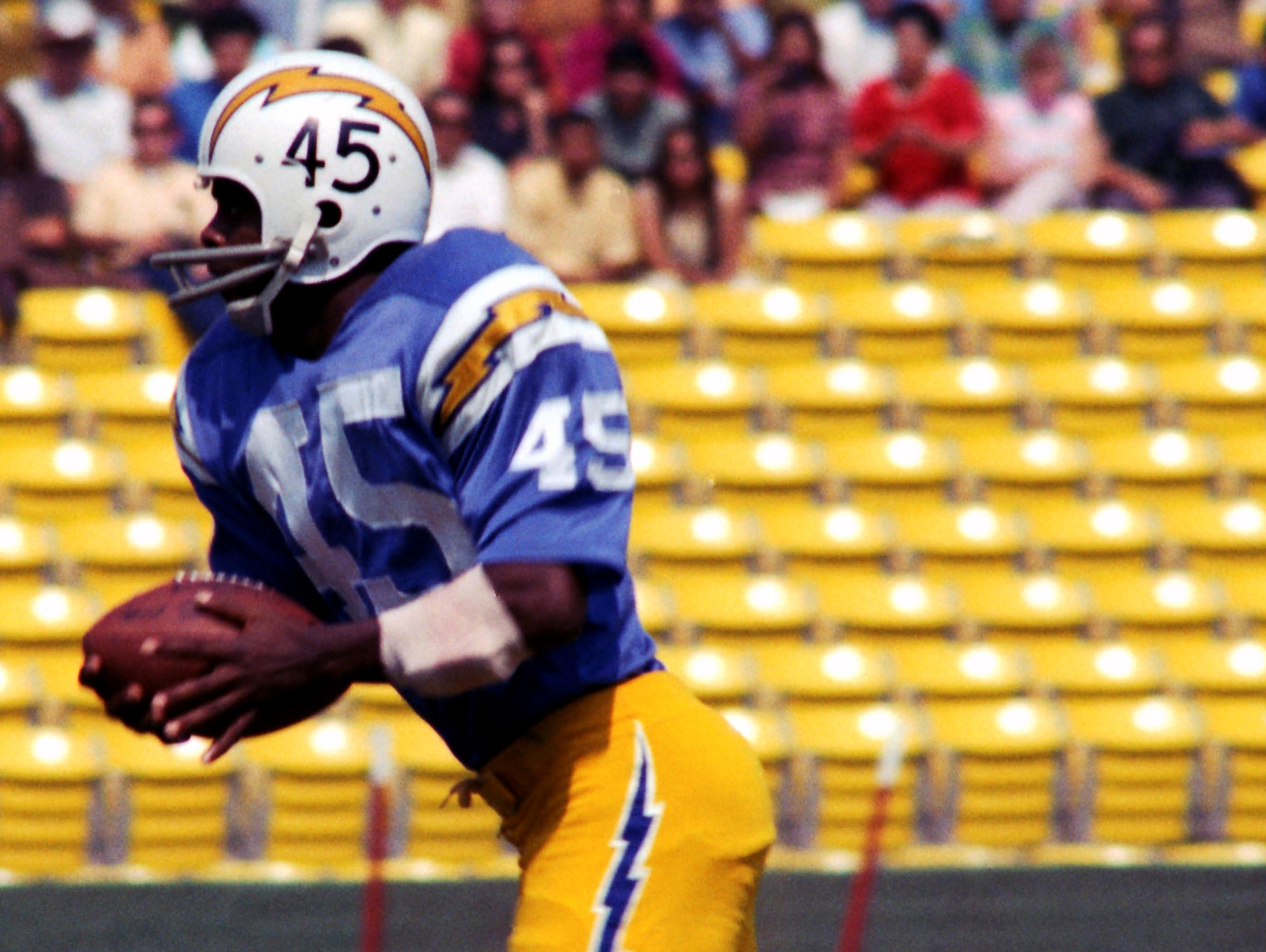 chargers 1970 uniforms