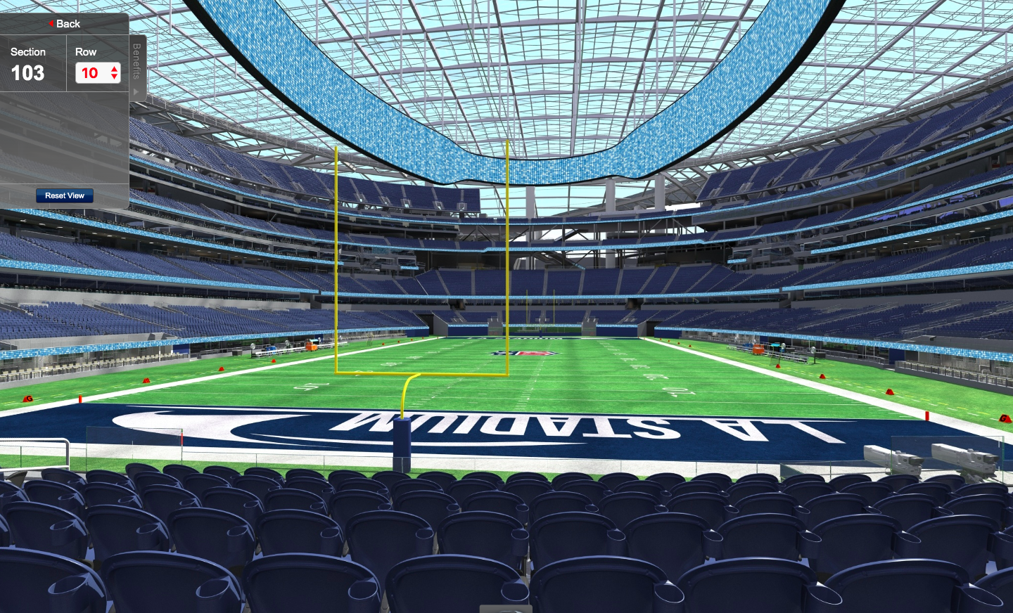 Check It Out Take A Virtual Tour Of Sofi Stadium From Every Section