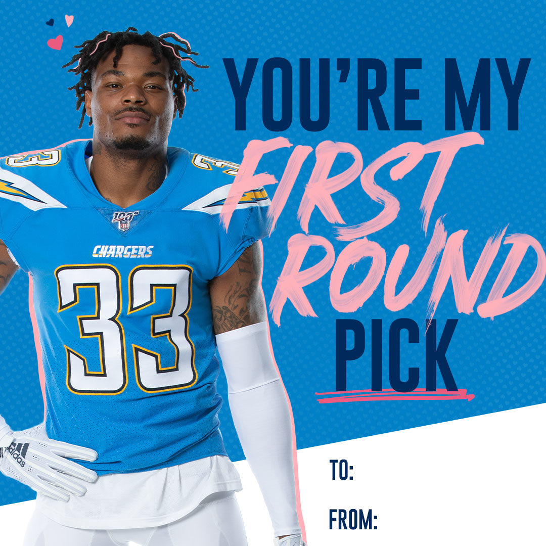 12 Chargers-related Valentine's Day cards