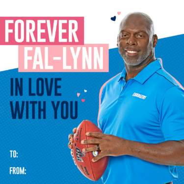 12 Chargers-related Valentine's Day cards