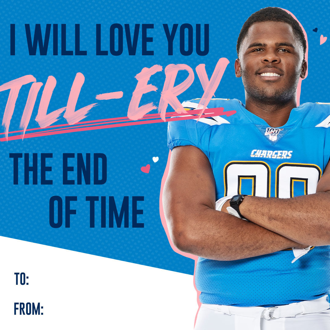 12 Chargers-related Valentine's Day cards