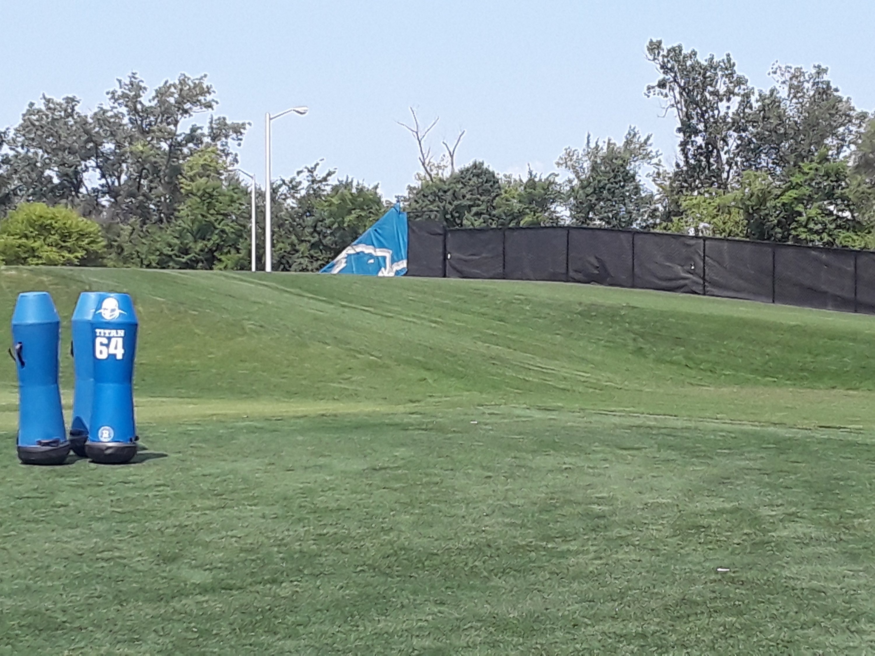 The Lions have added a hill at the training facility