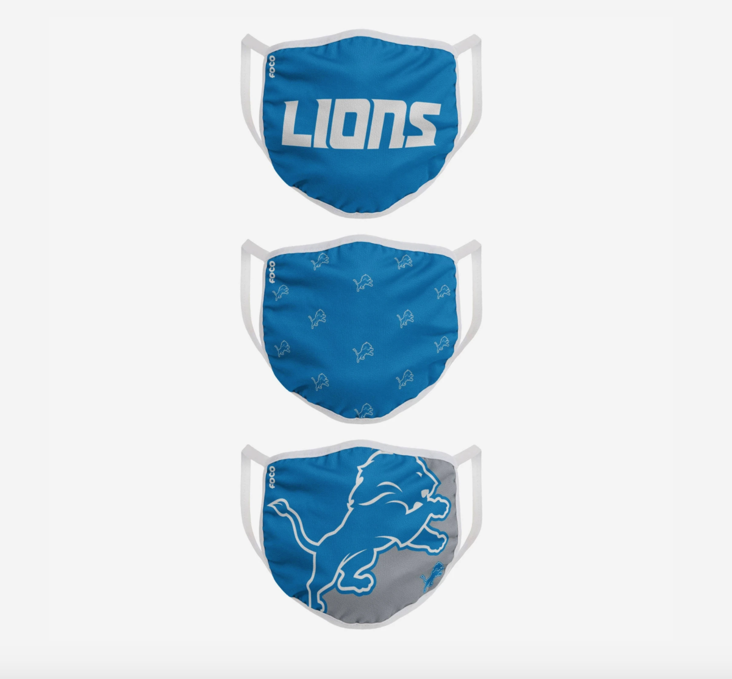 Detroit Lions face mask, NFL face masks are the perfect accessory for  football fans, Where to get them